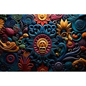 Embroidered Masks 5004 Wallpaper Wall Mural