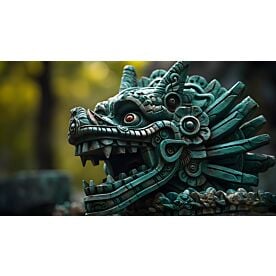 Temple of Quetzalcoatl Dragon 6769 Wallpaper Wall Mural