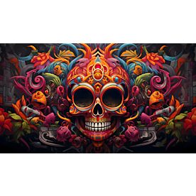 Sugar Skull Backdrop 3418 Wallpaper Wall Mural