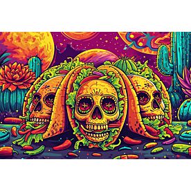 Sugar Skull Tacos 8943 Wallpaper Wall Mural