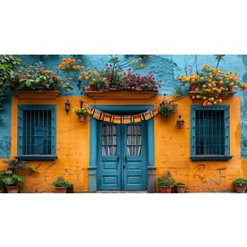 Mexican Streetscape 8781 Wallpaper Wall Mural