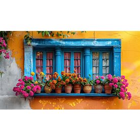 Mexican Streetscape 8802 Wallpaper Wall Mural