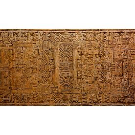 Mayan Inspired Glyphs Wallpaper Wall Mural