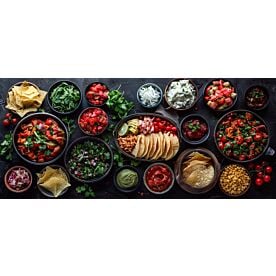 Mexican Buffet 6093 Wallpaper Wall Mural