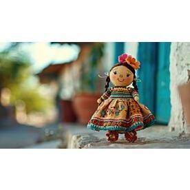 Mexican Doll 5953 Wallpaper Wall Mural