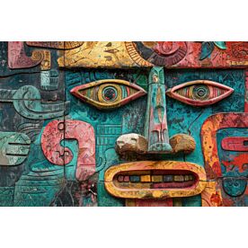 Mayan-Inspired Carving 5339 Wallpaper Wall Mural