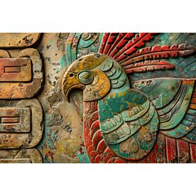 Aztec-Inspired Carving 5532 Wallpaper Wall Mural