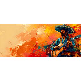 Mexican Cowboy Guitarist 8861 Wallpaper Wall Mural