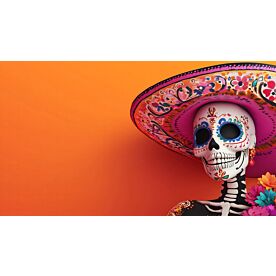 Sugar Skull Backdrop 5986 Wallpaper Wall Mural