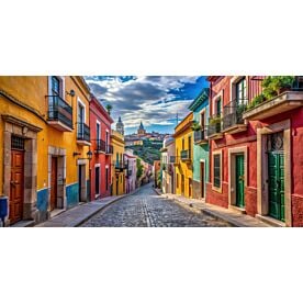 Colorful Guanajuato Street 1282 Wallpaper Wall Mural