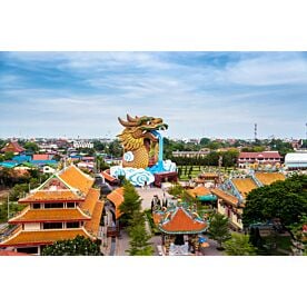 Thailand Dragon Statue Museum Wallpaper Wall Mural