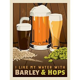 ADG Barley and Hops Wallpaper Wall Mural