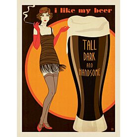 ADG Tall Dark Handsome Beer Wallpaper Wall Mural