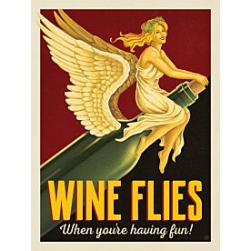 ADG Wine Flies Wallpaper Wall Mural