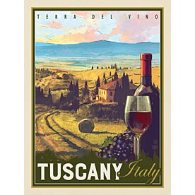 ADG Tuscany Italy Wine Wallpaper Wall Mural