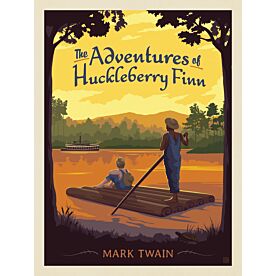 ADG Huckleberry Finn Book Cover Wallpaper Wall Mural