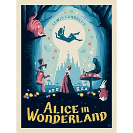 ADG Alice in Wonderland Book Cover Wallpaper Wall Mural