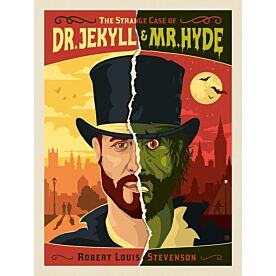 ADG Dr Jeckyll and Mr Hyde Book Cover Wallpaper Wall Mural