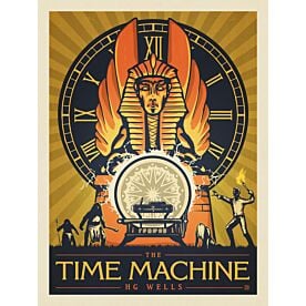 ADG The Time Machine Book Cover Wallpaper Wall Mural