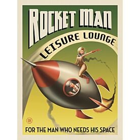 ADG Rocket Man Lounge Wallpaper Wall Mural