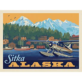 ADG Sitka Alaska Sea Plane Wallpaper Wall Mural