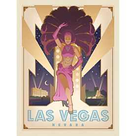 ADG Las Vegas Showgirl Wallpaper Wall Mural