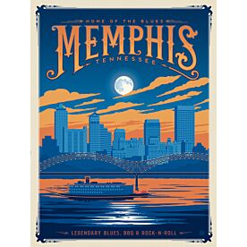 ADG Memphis Skyline Wallpaper Wall Mural