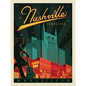 ADG Nashville Music City Wallpaper Wall Mural