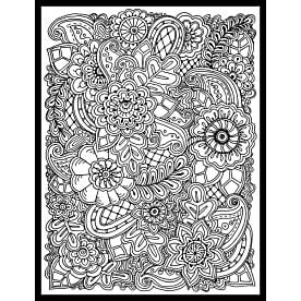 Floral Zentangle II