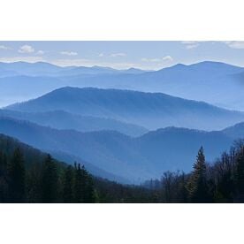 Blue Smoky Mountains View