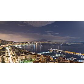 Bay of Naples at Night Wallpaper Wall Mural