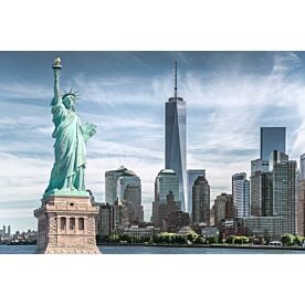 Statue of Liberty with Landmarks