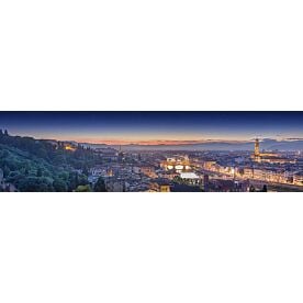 Florence Italy Twilight Wallpaper Wall Mural