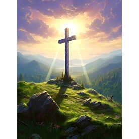 Cross Aglow 4711 Wallpaper Wall Mural