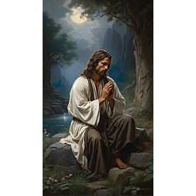 Jesus Praying 3528 Wallpaper Wall Mural