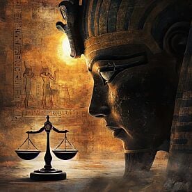 Weighing Egyptian Soul 4349 Wallpaper Wall Mural