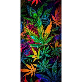 Neon Cannabis 3235 Wallpaper Wall Mural