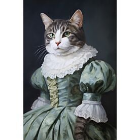 Victorian Dress Cat 5692 Wallpaper Wall Mural