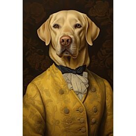 Lab in Yellow Suit 5697 Wallpaper Wall Mural