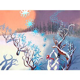 Winter Dance JZW Wallpaper Wall Mural