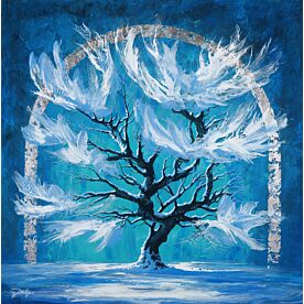 Silver Oak Winter 917 Wallpaper Wall Mural