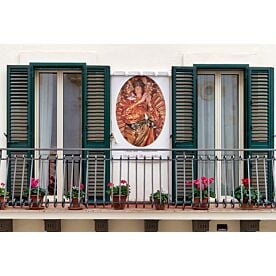 Ragusa Balcony Wallpaper Wall Mural