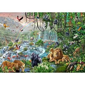 Jungle Waterfall Animals - Clearance 1423