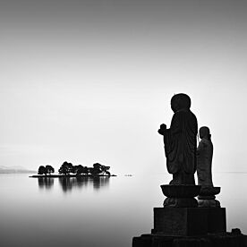 Zen Island and Statue