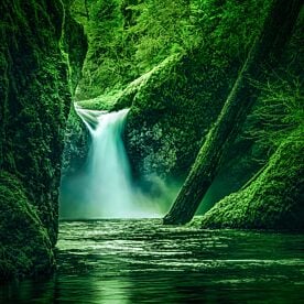 Punchbowl Falls II - Schwartz Wallpaper Wall Mural