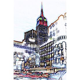 Kearney Empire State Building II Wallpaper Wall Mural