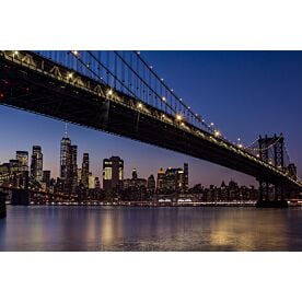 Kearney Manhattan Bridge Twilight Wallpaper Wall Mural