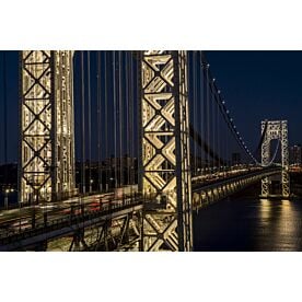 Kearney GWB Illuminated Wallpaper Wall Mural