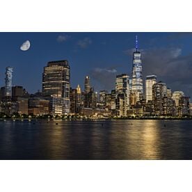 Kearney Moon Over Manhattan Wallpaper Wall Mural