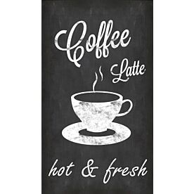 Haase Chalkboard Coffee Latte Wallpaper Wall Mural